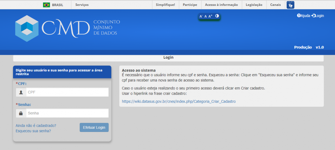 Manual de Uso da área restrita do Portal do CMD - cmd