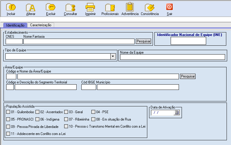 Tela Cadastro de Equipe - Identificação - Sistema.png